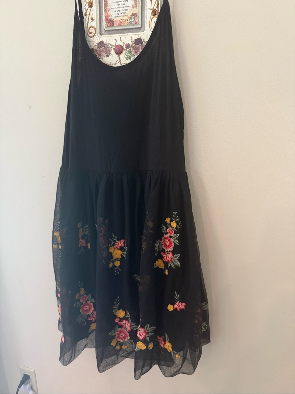 anthropologie spaghetti strap dress SZ 1x